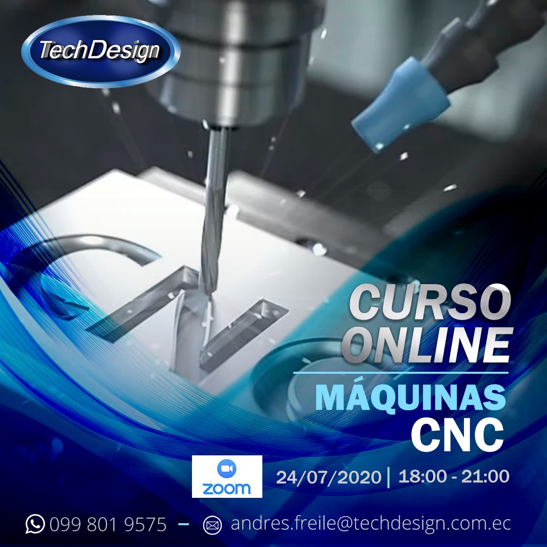 Course Image Curso Máquinas CNC - Simulación Fresadora CNC Nx cam 24-07-2020