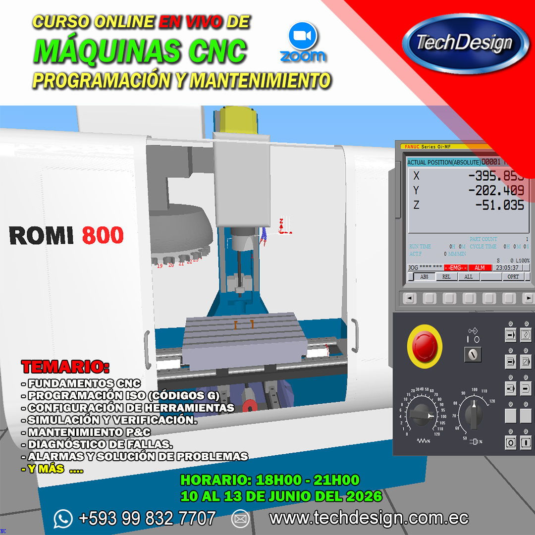 Course Image Curso de Máquinas CNC Programación y mantenimiento Junio 2026