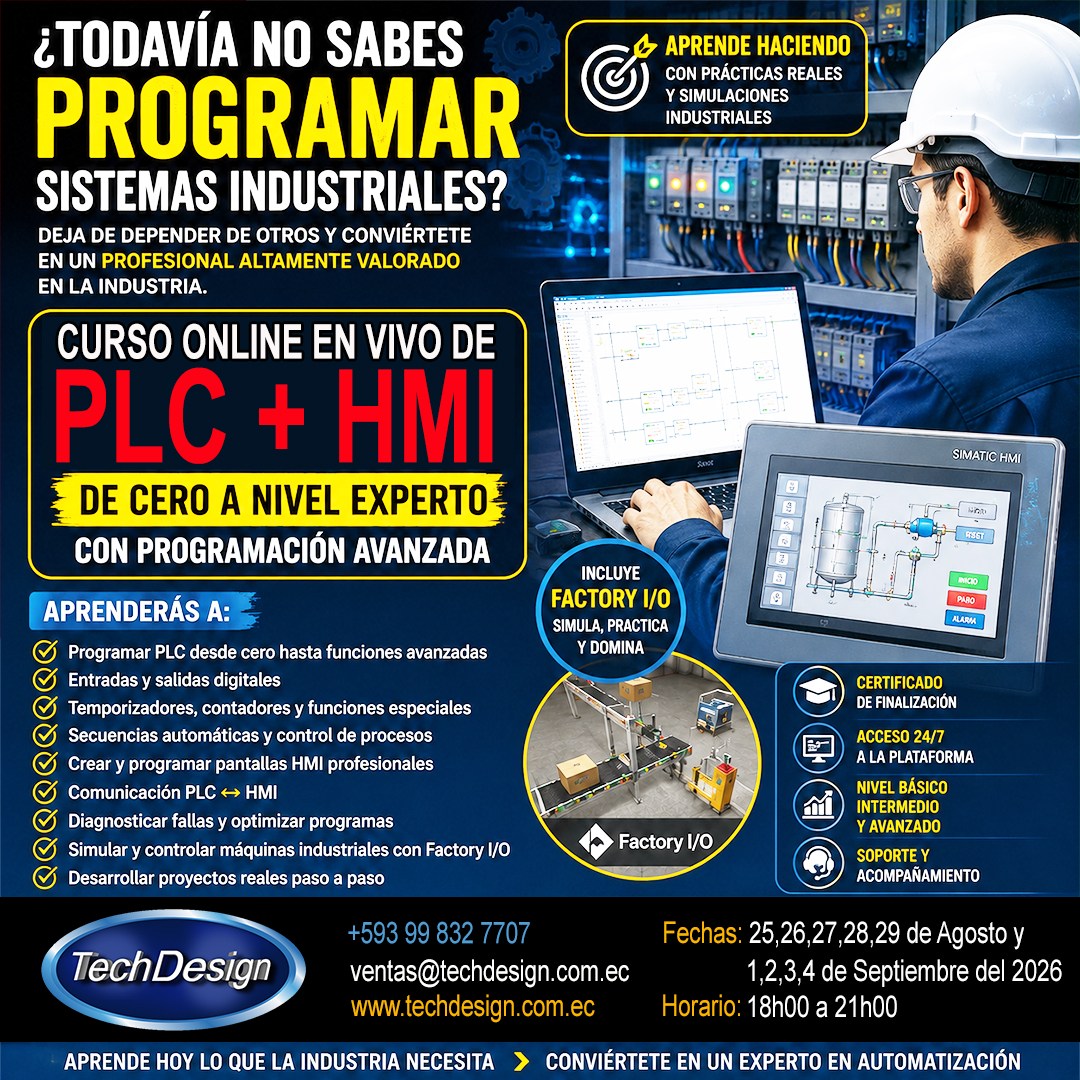 Course Image Curso PLC HMI de0 a Experto Ago 2026