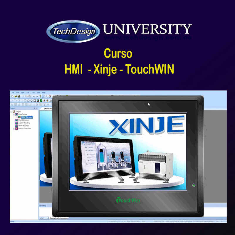 Course Image Programación de Pantallas Industriales HMI Xinje