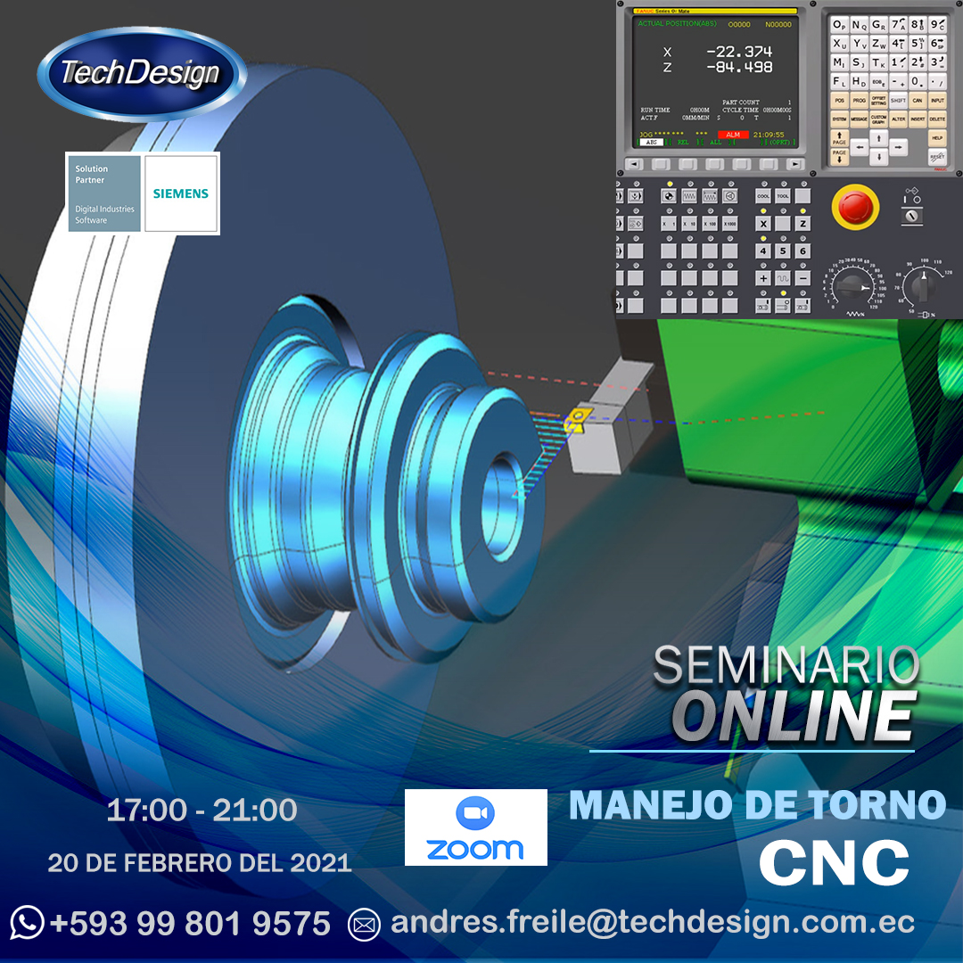 Course Image Seminario Manejo y Uso de Torno CNC Fanuc 20-Feb-2021