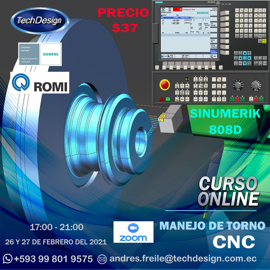 Course Image Curso Manejo y Uso de Torno CNC Sinumerik 808D 26, 27 Feb y 6 de marzo 2021
