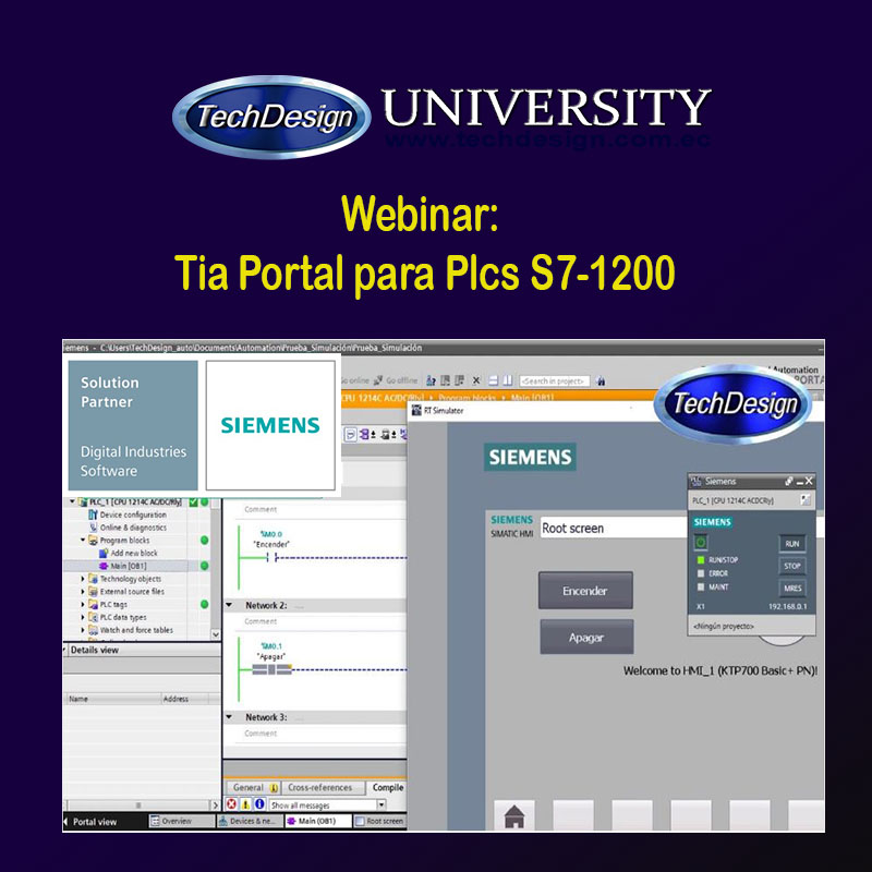 Course Image Webinar: Tia Portal Programación de PLCs módulo 2